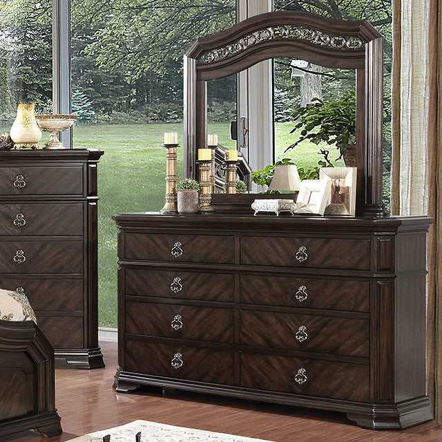 Calliope Espresso Dresser - Ornate Home