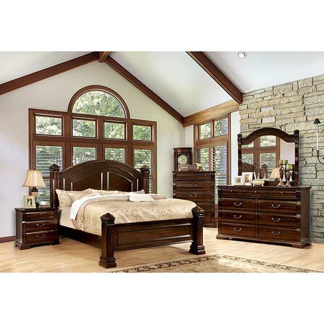 Burleigh Cherry Queen Bed - Ornate Home