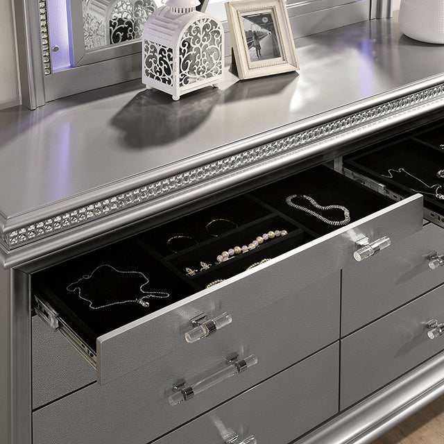 Maddie Silver Dresser - Ornate Home