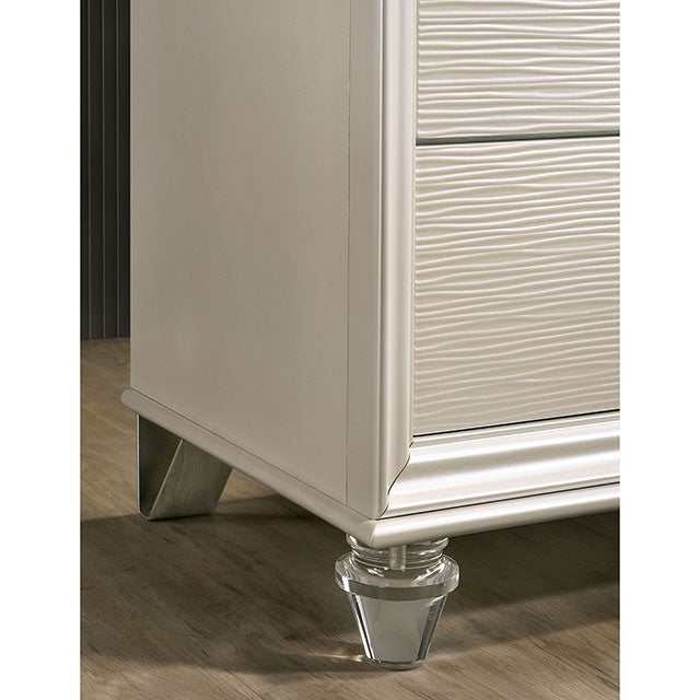 Allie Pearl White Dresser - Ornate Home