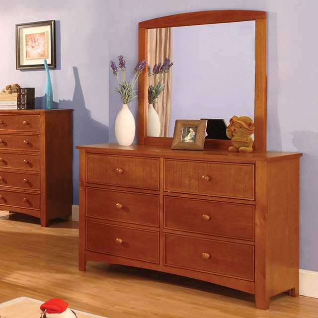 Omnus Oak Dresser - Ornate Home