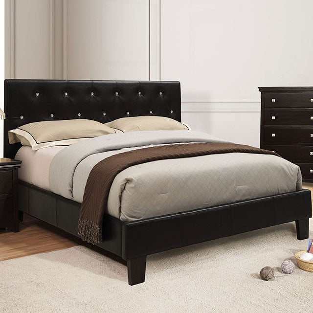 Velen Black Twin Bed - Ornate Home