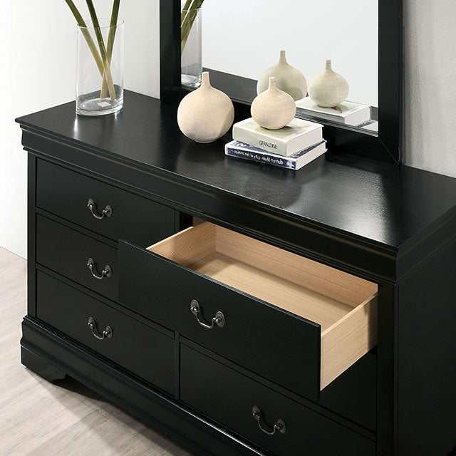 Louis philippe Black Dresser - Ornate Home