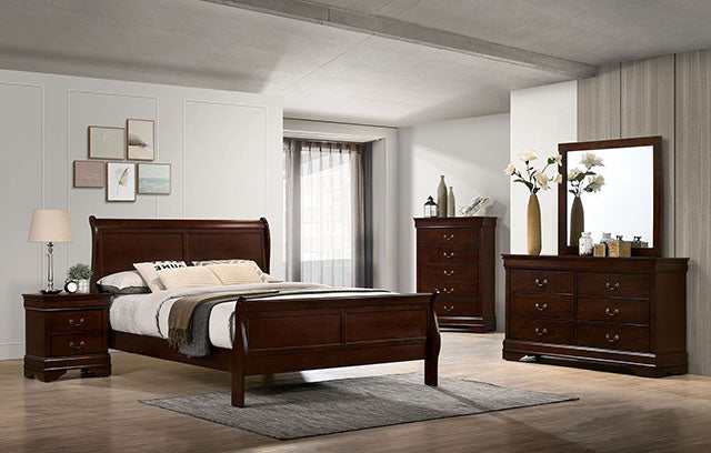 Louis philippe Cherry Twin Bed - Ornate Home