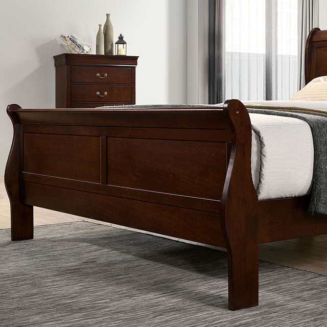 Louis philippe Cherry Twin Bed - Ornate Home