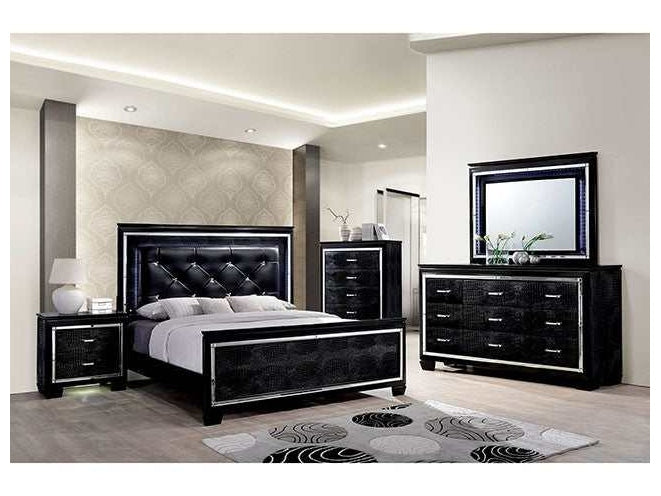 Bellanova Black California King Bed - Ornate Home