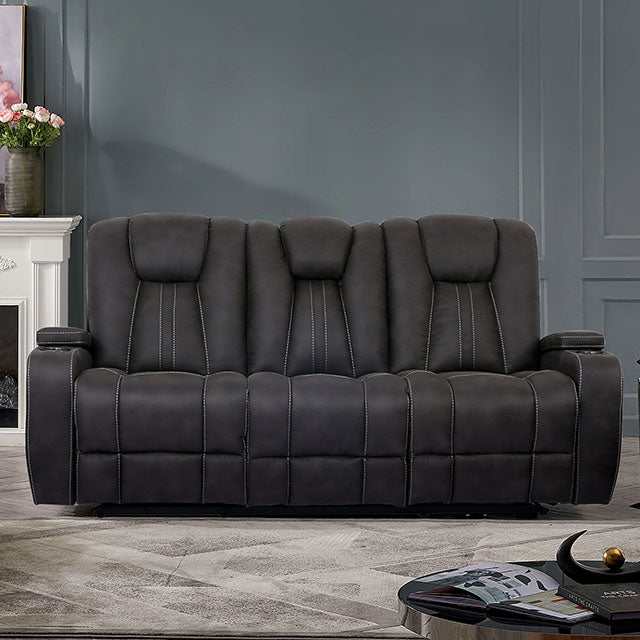 Amirah Dark Gray Sofa - Ornate Home