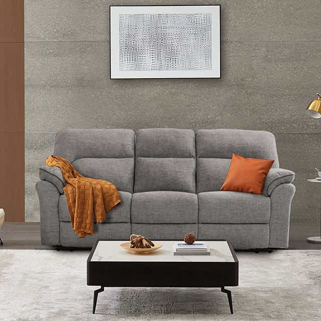 Josias Light Gray Fabric Sofa - Ornate Home