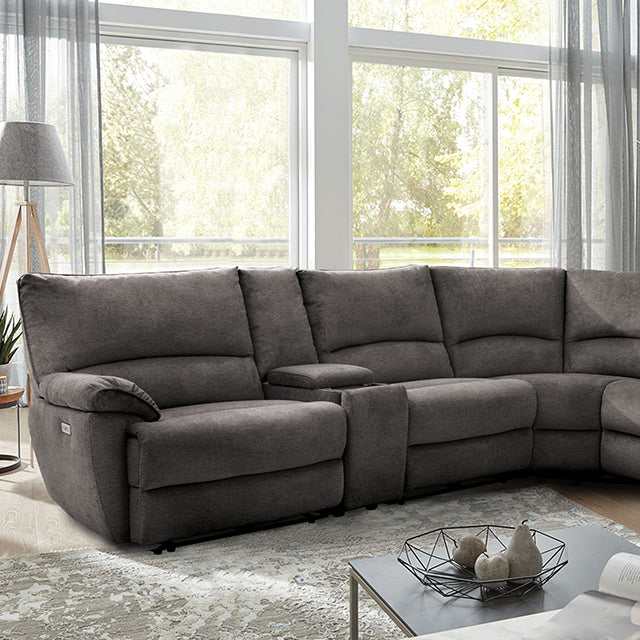 Cerelia Gray Power Sectional - Ornate Home