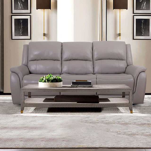 Gorgius Light Gray Power Reclining Sofa - Ornate Home