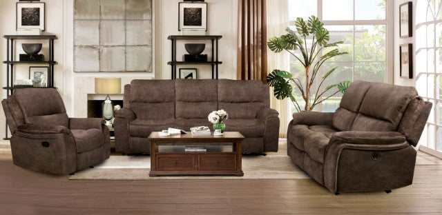 Henricus Dark Brown Loveseat - Ornate Home