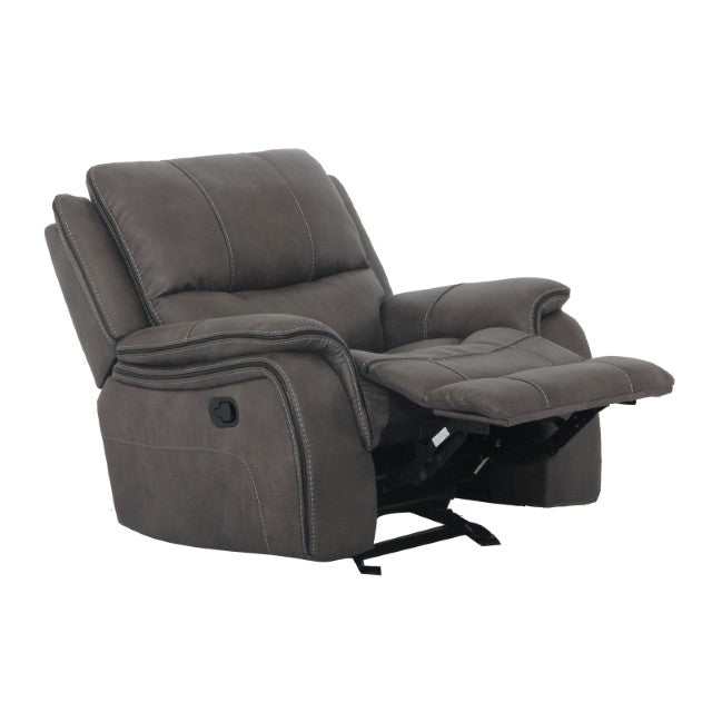 Henricus Dark Gray Glider Recliner - Ornate Home