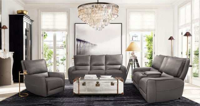 Phineas Gray Power Loveseat - Ornate Home