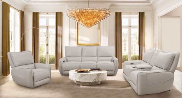 Phineas Beige Power Reclining Sofa - Ornate Home