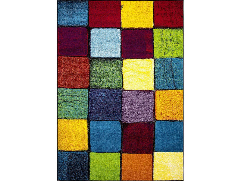 Colorful Squares -  Rug w/ 3 Size Options - Ornate Home