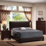 Conner Dark Brown Eastern King Panel Bed - Ornate Home