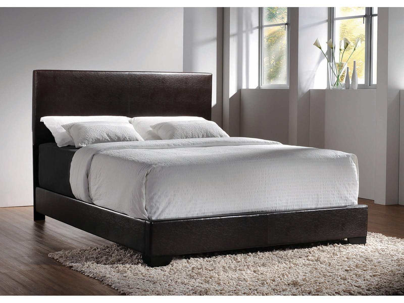 Conner - Dark Brown - Full Panel Bed - Ornate Home