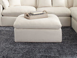 Pluma Ivory Fabric Modular Sectional Pre-Sets - Ornate Home