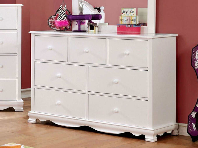 Dani White Dresser - Ornate Home