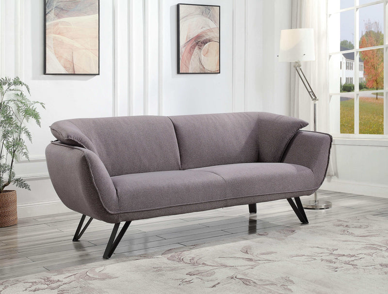 Dalya Gray Linen Sofa - Ornate Home