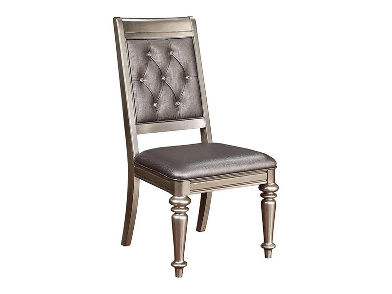 Danette Metallic Side Chairs (Set Of 2) - Ornate Home