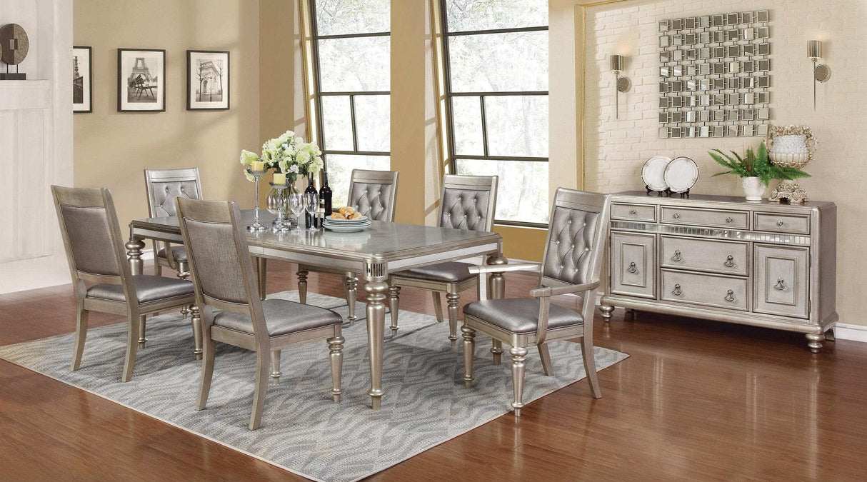 Danette Metallic Side Chairs (Set Of 2) - Ornate Home