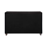 Deanna Black Velvet Dresser - Ornate Home