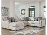 Dellara 4Piece Sectional with Chaise - Ornate Home