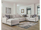 Dellara 5Piece Sectional with Chaise - Ornate Home