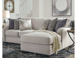 Dellara Chalk 2pc Sectional Sofa w/ Chaise - Ornate Home