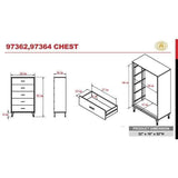 Deoss Walnut Chest - Ornate Home