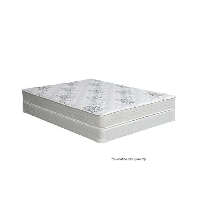 Elbertyna White 8" Tight Top Eastern King Mattress - Ornate Home