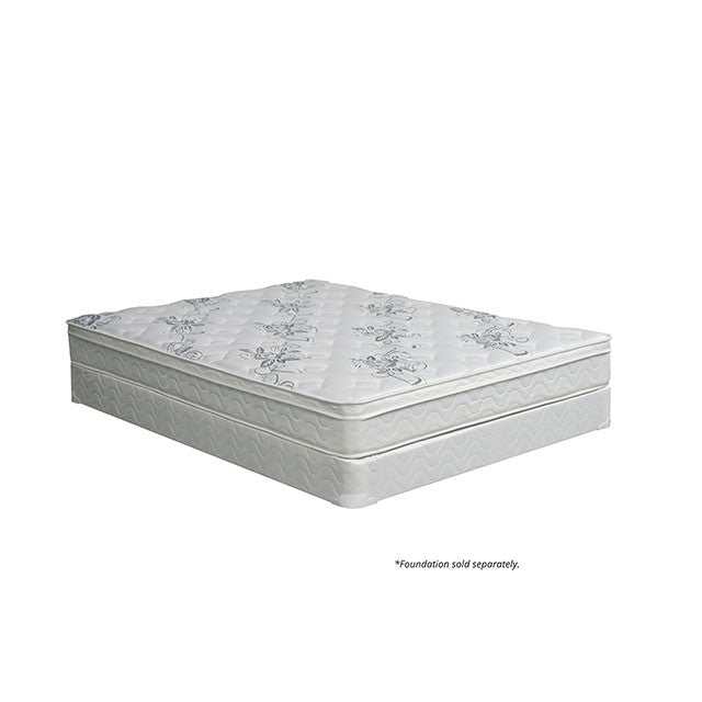 Jalen White 9" Euro Top California King Mattress - Ornate Home