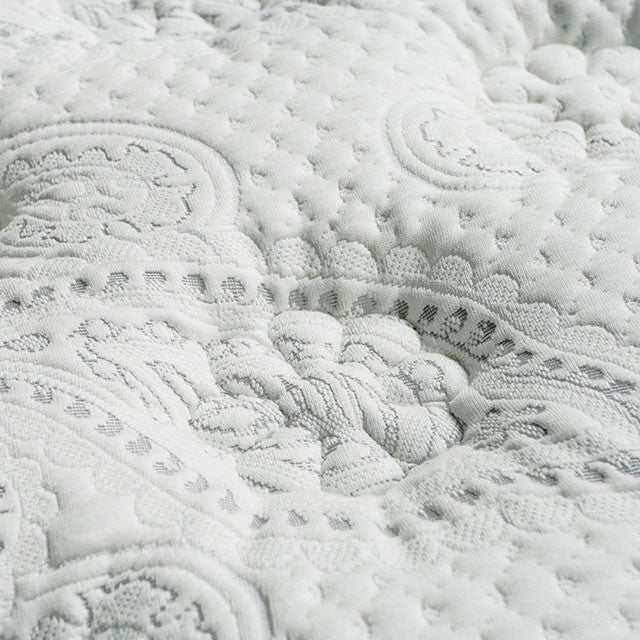 Siddalee White/Gray 16" Euro Pillow Top California King Mattress - Ornate Home