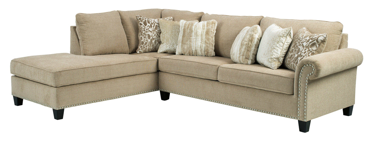 Dovemont 2pc Sectional Sofa w/ Chaise - Ornate Home