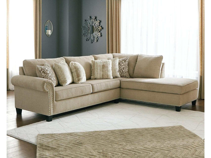 Dovemont 2pc Sectional Sofa w/ Chaise - Ornate Home