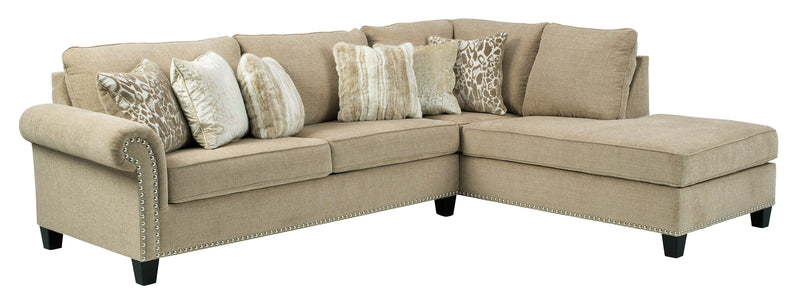 Dovemont 2pc Sectional Sofa w/ Chaise - Ornate Home