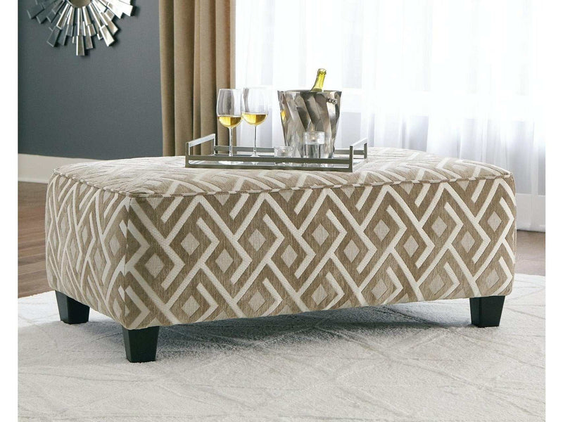 Dovemont Oversized Accent Ottoman - Ornate Home