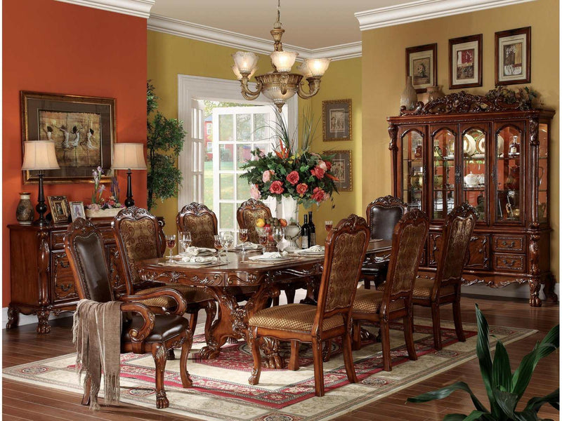 Dresden Cherry Oak Dining Table - Ornate Home