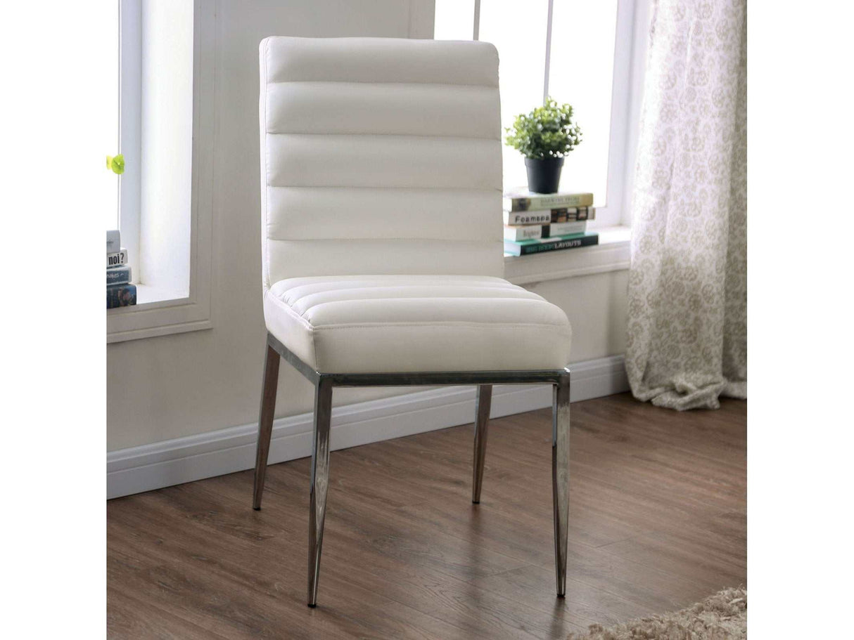 Cilegon White Dining Chair (Set of 2) - Ornate Home