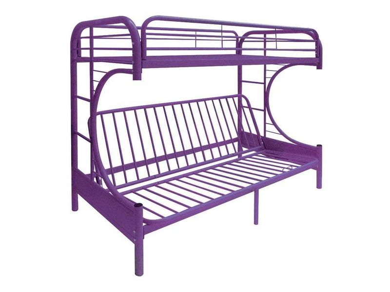 Eclipse Purple Bunk Bed (Twin/Full/Futon) - Ornate Home