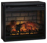 W100-101 / Electric Infrared Fireplace Insert 24" Black - Ornate Home