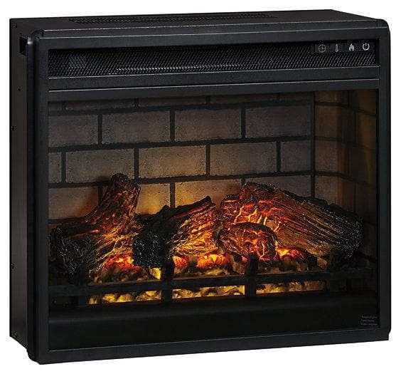 W100-101 / Electric Infrared Fireplace Insert 24" Black - Ornate Home
