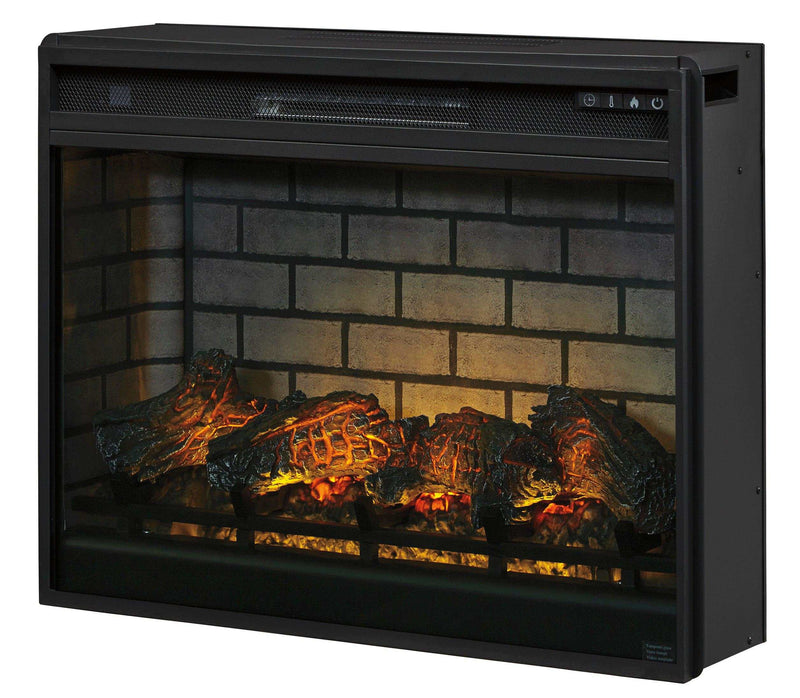 W100-121 / Electric Infrared Black Fireplace Insert / 31" - Ornate Home
