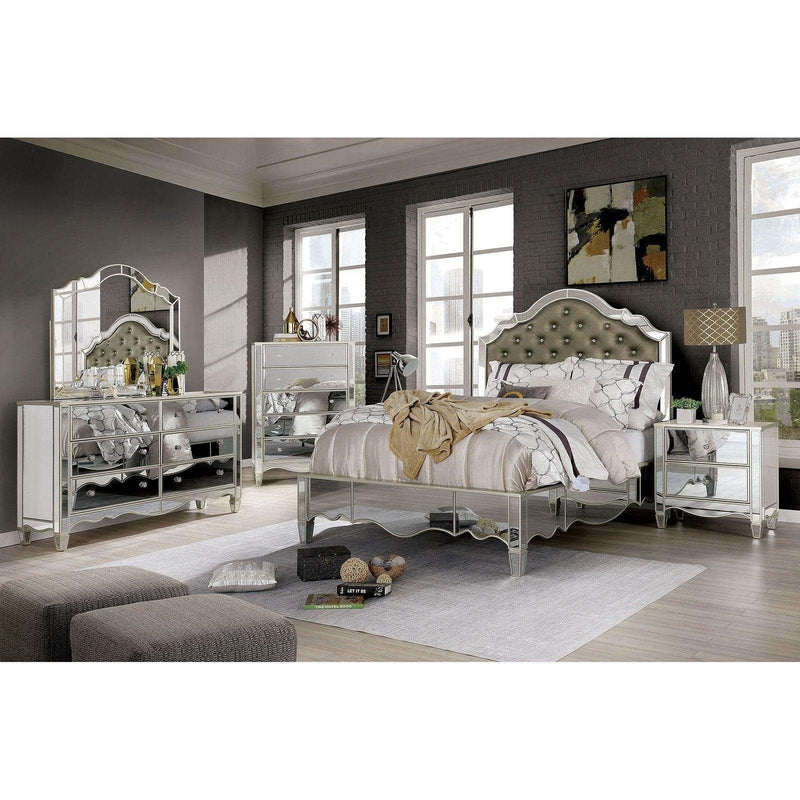 Samira Furniture  Mirror bedroom decor, Mirrored bedroom