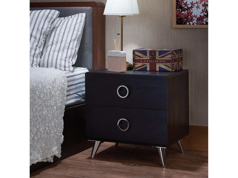 Elms Black Accent Table - Ornate Home