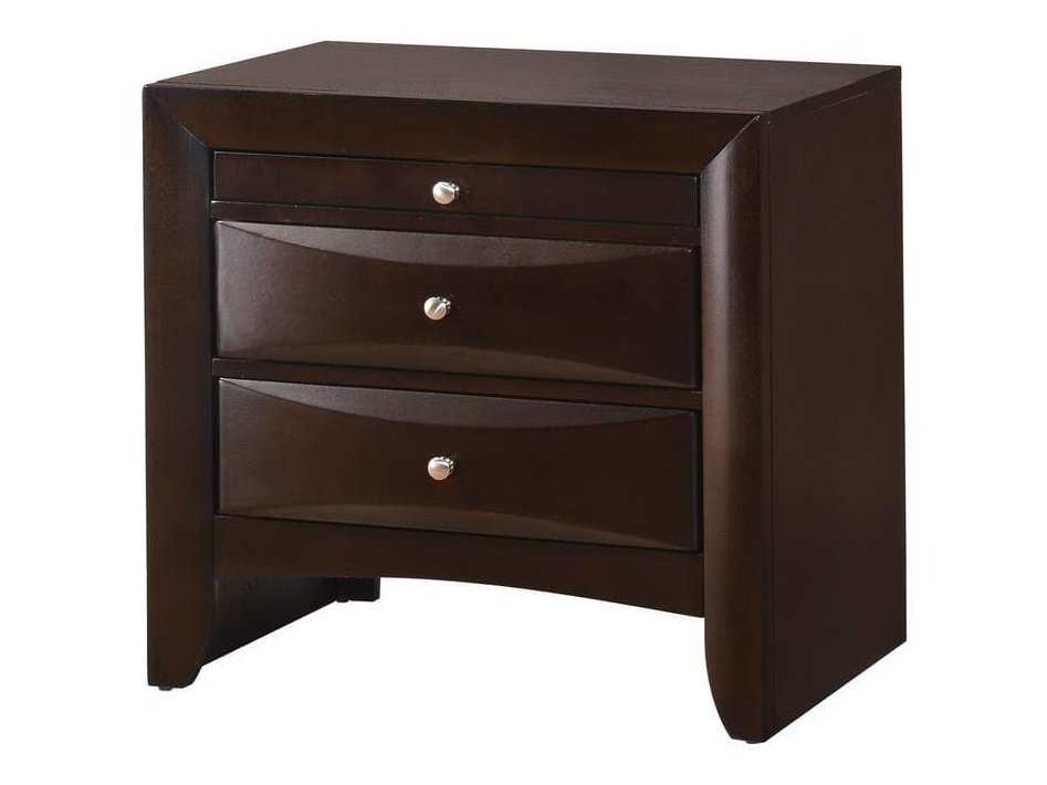 Emily Dark Cherry Nightstand - Ornate Home