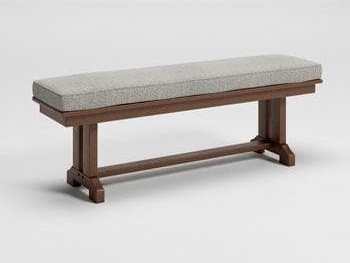 Emmeline Outdoor Dining Bench with Cushion - Ornate Home