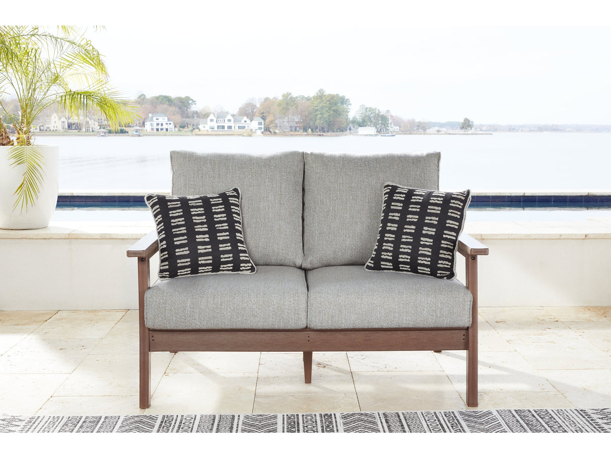 Emmeline Outdoor Loveseat with Cushion - Ornate Home