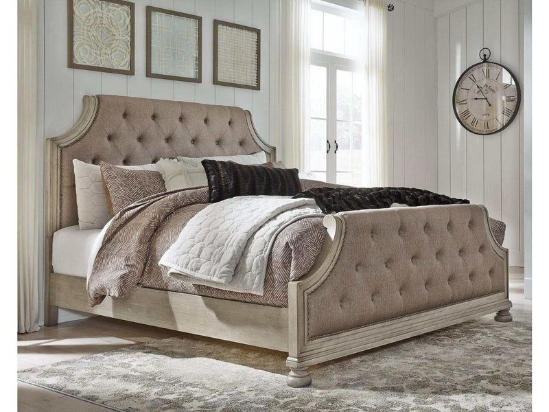 Falkhurst Queen Upholstered Panel Bed - Ornate Home